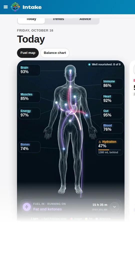 Intake on a phone