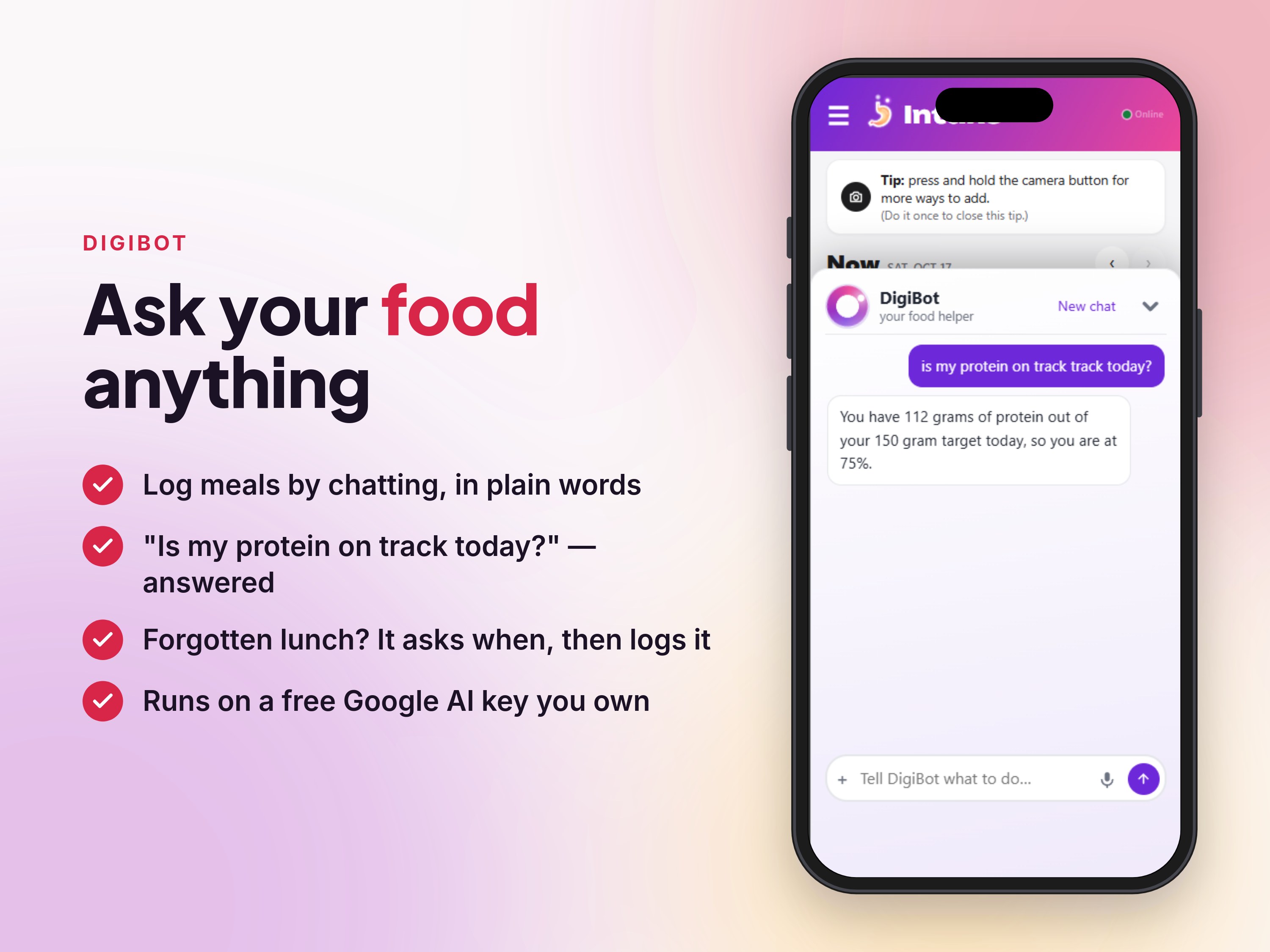 DigiBot AI helper